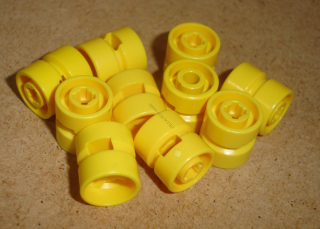 Lego 639850-X (6014) kolo (disk) 11mm D. x 12mm 10 ks POUŽITÉ