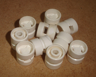 Lego 639860-X (6014a) kolo (disk) 11mm D. x 12mm 10 ks POUŽITÉ