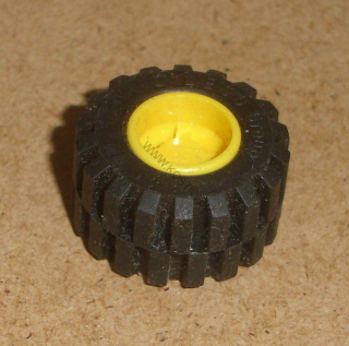 Lego 635790 (6014b, 6015 / 60700 / 87697) kolo 11mm D. x 12mm s gumou 1 ks POUŽITÉ