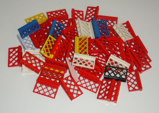 Lego 425150-2X (3185) plot 1x4x2 cca 60 ks (horší stav, zbarvené, vrypy viz foto) POUŽITÉ