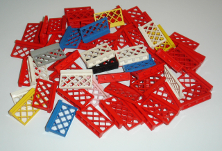 Lego 425150-5X (3185) plot 1x4x2 cca 60 ks (horší stav, zbarvené, vrypy viz foto) POUŽITÉ